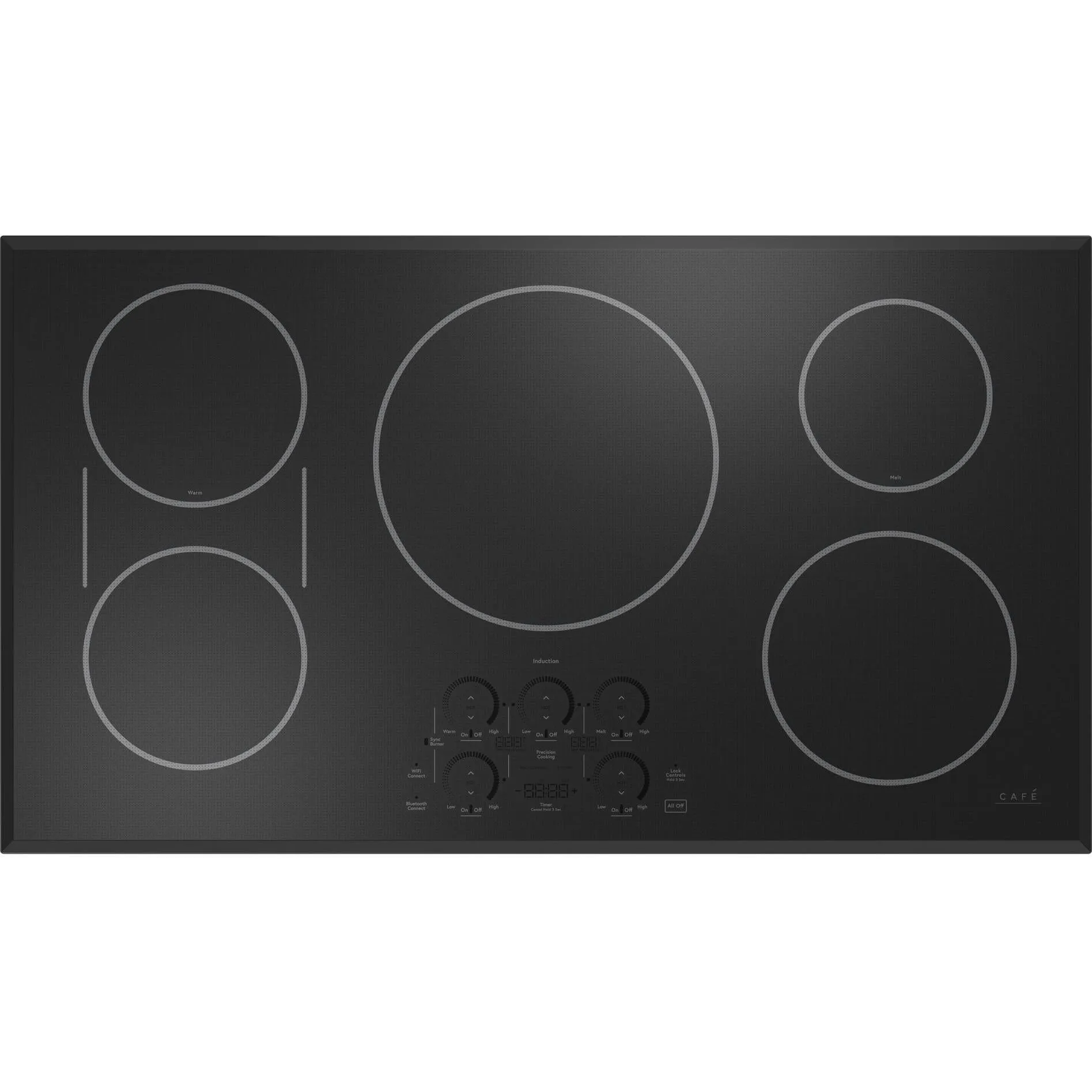 Café 36-inch Built-in Induction Cooktop with Chef Connect CHP90361TBB