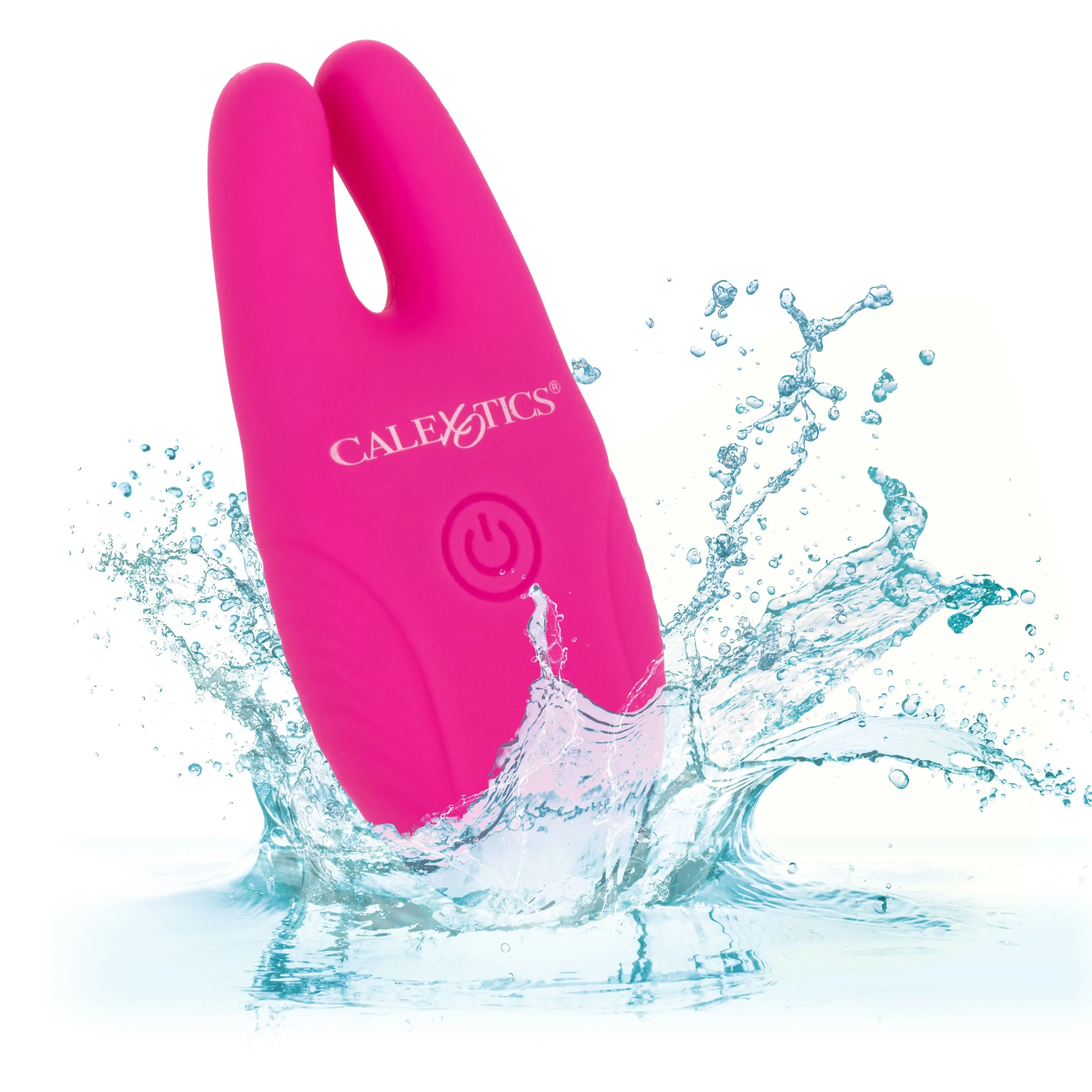 California Exotics - Silicone Remote Control Vibrating Nipple Clamps (Pink)