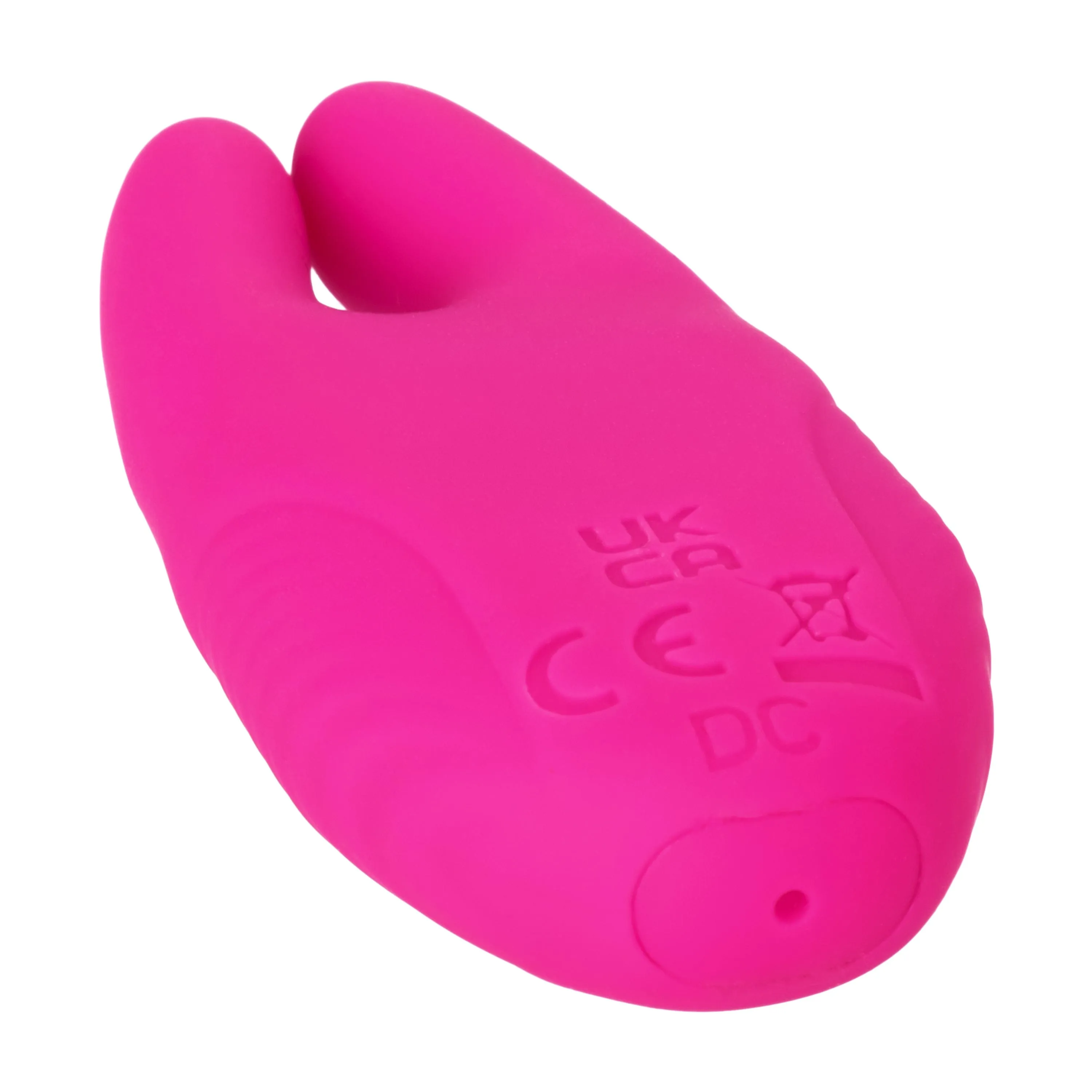 California Exotics - Silicone Remote Control Vibrating Nipple Clamps (Pink)