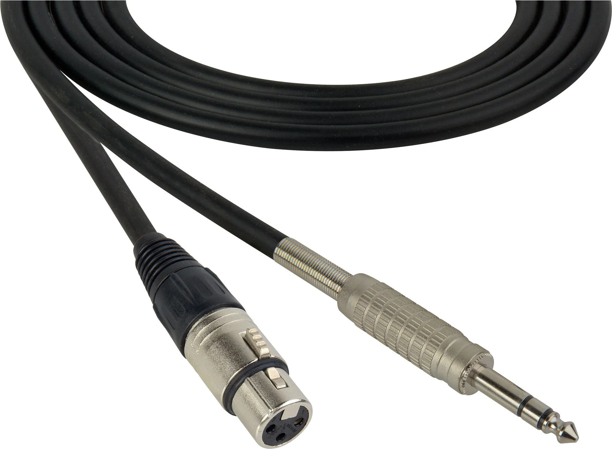 Canare Star-Quad Microphone Cable XLR Female to 1/4" TRS male 50FT (Multiple Colors)