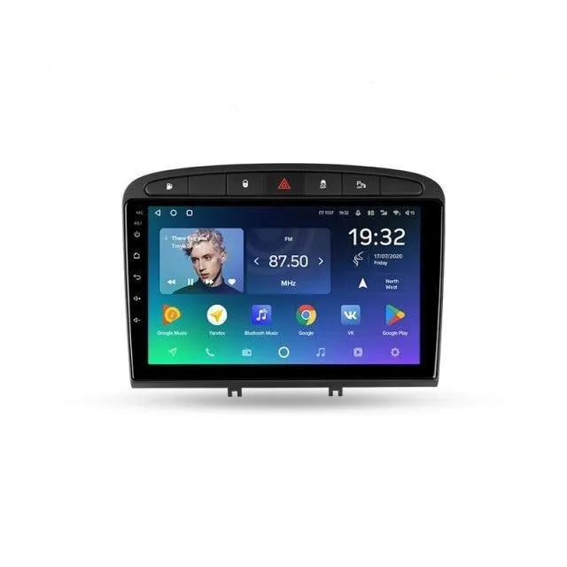 Car Dealz Premium Advanced 4G Data Model 10.2" Android 12.0 For Peugeot 408 1 2012 - 2020 In Dash Plus OEM Fascia