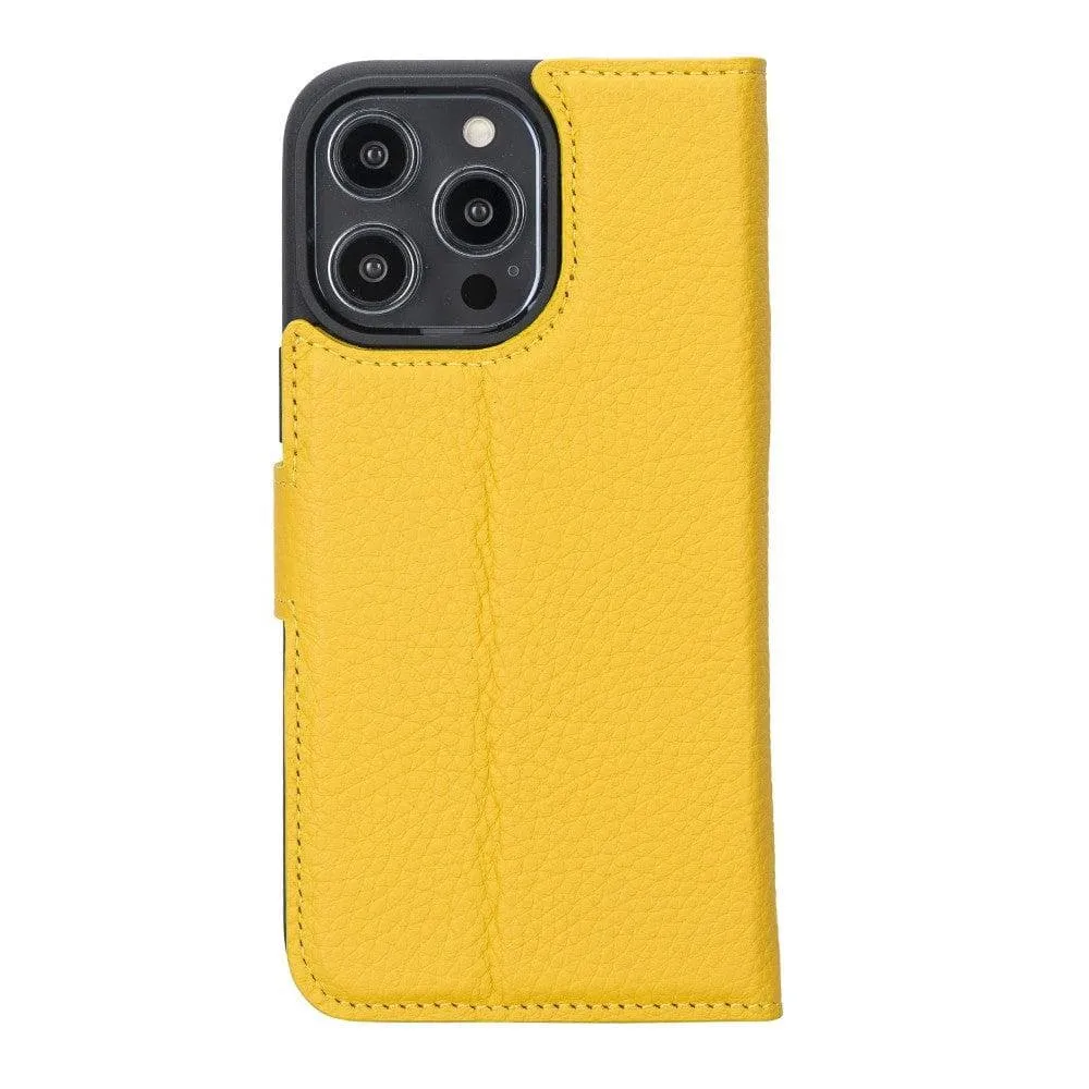 Carter iPhone 14 Detachable Wallet Case, Floater Yellow