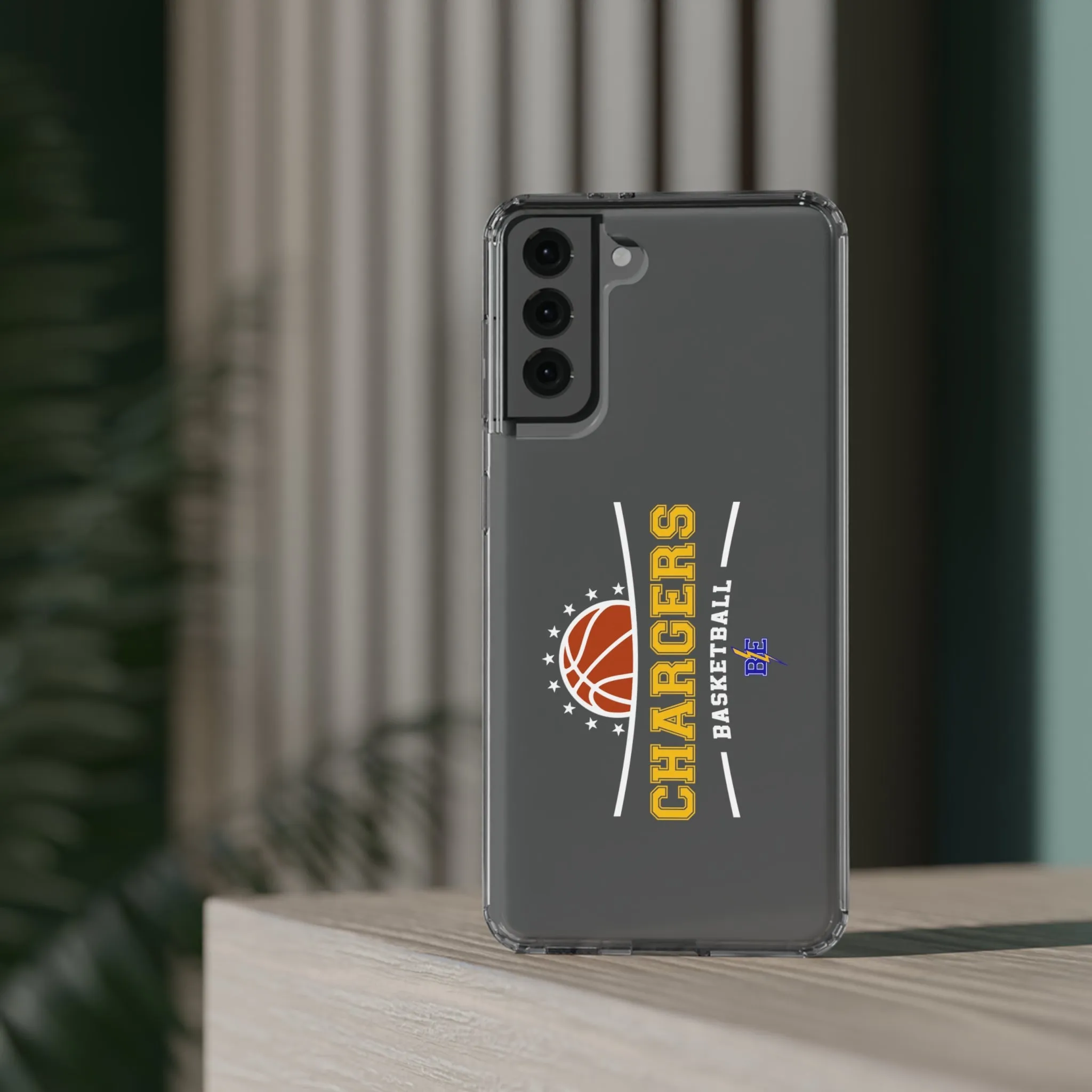 Chargers Basketball - Clear Cases