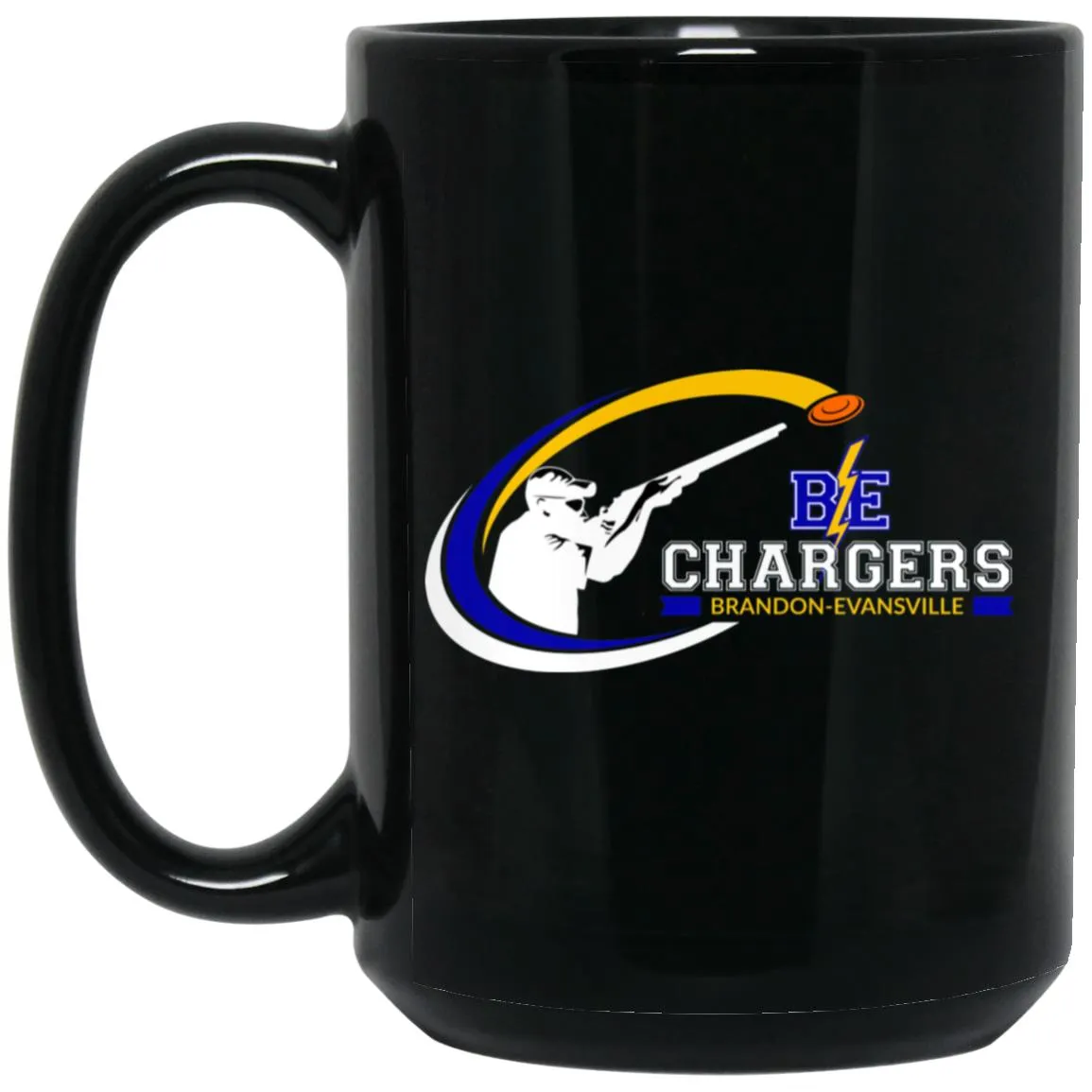 Chargers Trapshooting - 15oz Black Mug