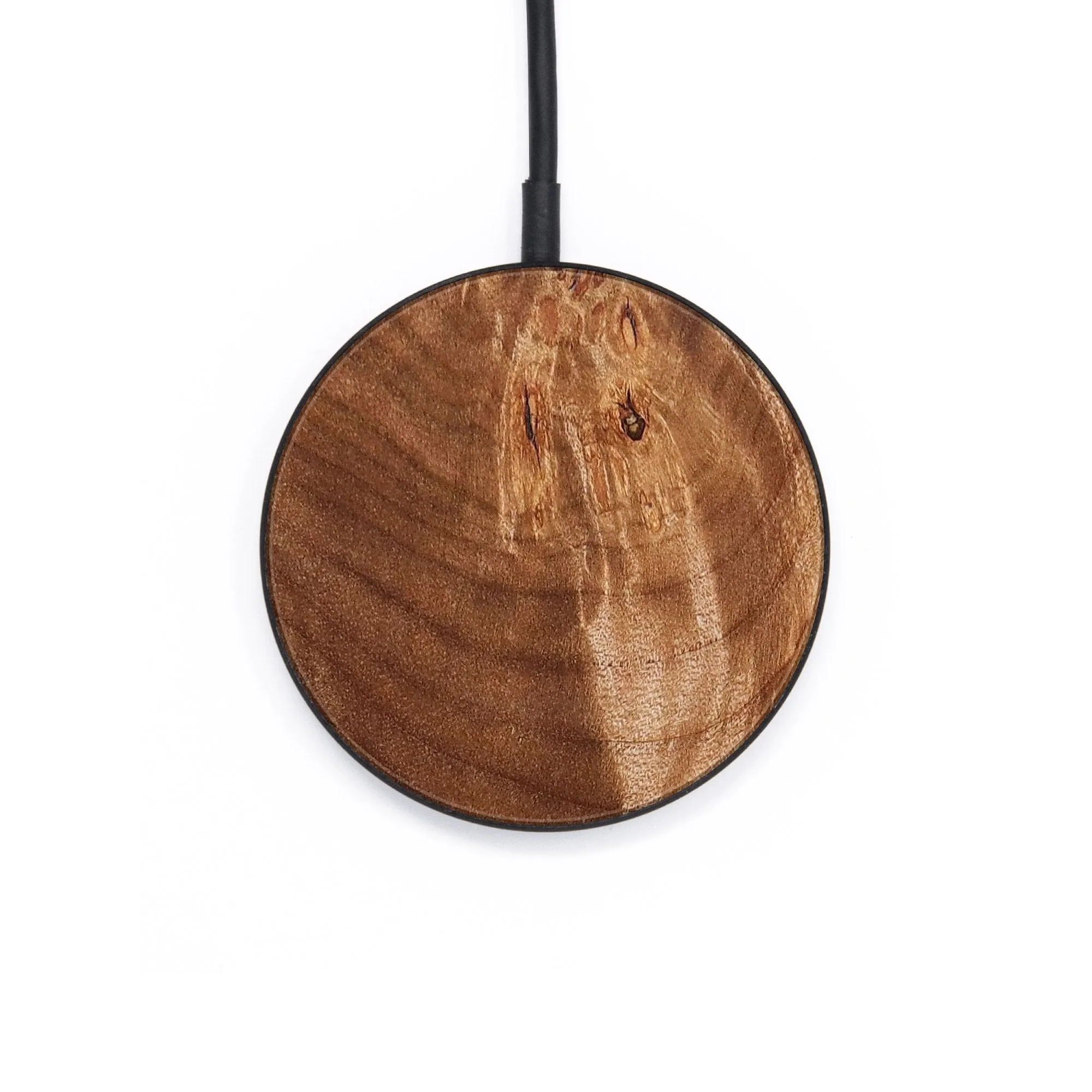 Circle Burl Wood Wireless Charger - Kelly (Wood Burl, 655350)