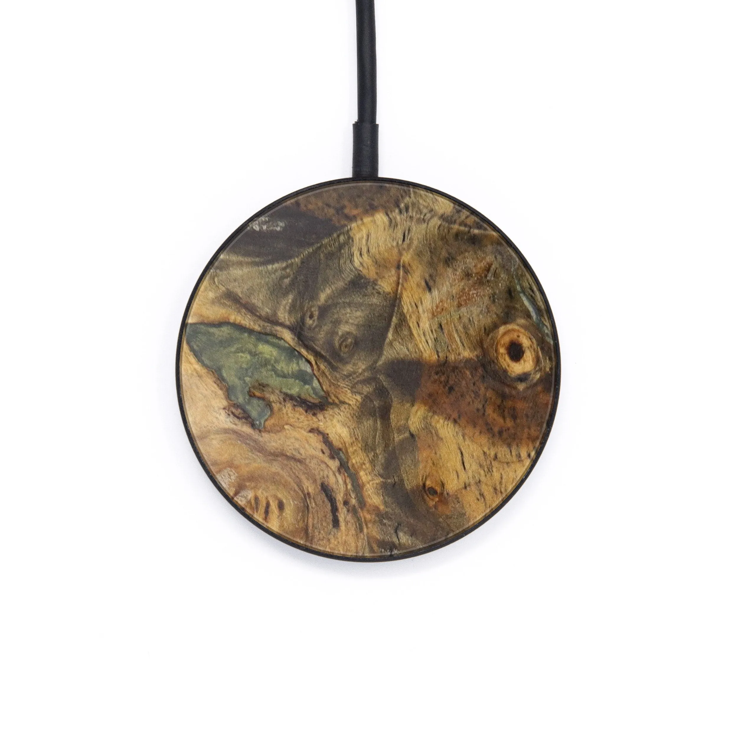 Circle Burl Wood Wireless Charger - Nadia (Artist Pick, 604010)