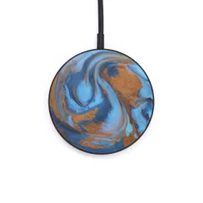 Circle ResinArt Wireless Charger - Jeana (Teal & Gold, 598005)