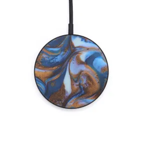 Circle ResinArt Wireless Charger - Shantee (Teal & Gold, 599834)