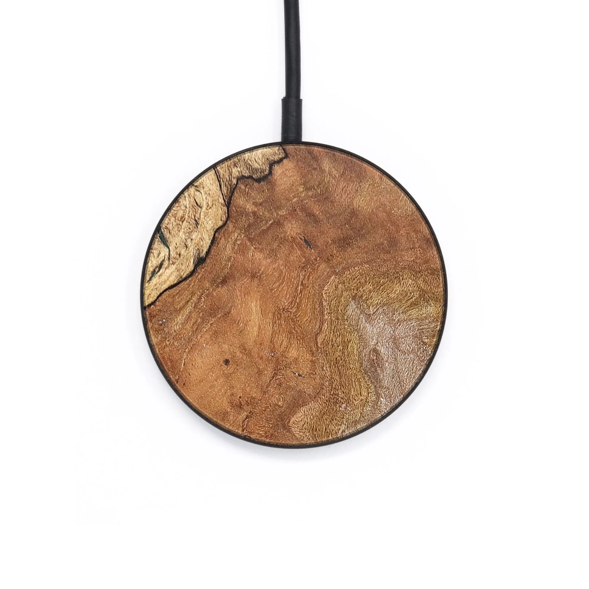 Circle  Wireless Charger - Haley (Wood Burl, 697851)