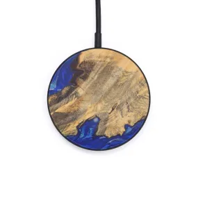 Circle Wood Resin Wireless Charger - Alexus (Blue, 620347)