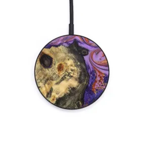 Circle Wood Resin Wireless Charger - Alianna (Purple, 623435)