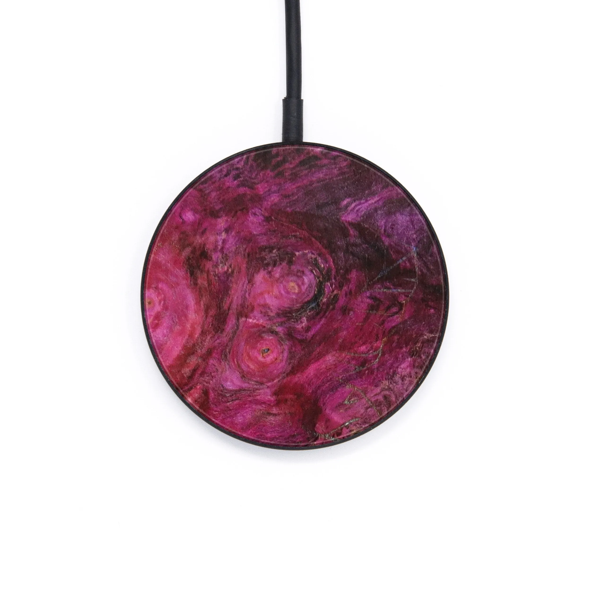 Circle Wood Resin Wireless Charger - Angelina (Artist Pick, 640148)