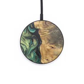 Circle Wood Resin Wireless Charger - Cecil (Green, 706811)