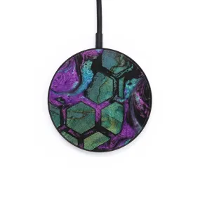 Circle Wood Resin Wireless Charger - Dayanara (Pattern, 651001)