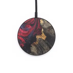 Circle Wood Resin Wireless Charger - Dean (Red, 681780)