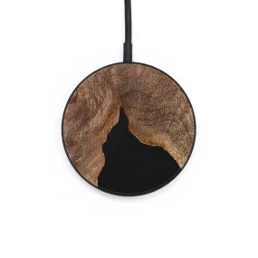 Circle Wood Resin Wireless Charger - Desmond (Black & White, 654425)