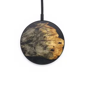 Circle Wood Resin Wireless Charger - Devon (Pure Black, 705384)