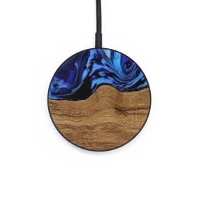 Circle Wood Wireless Charger - Behdad (Blue, 731313)