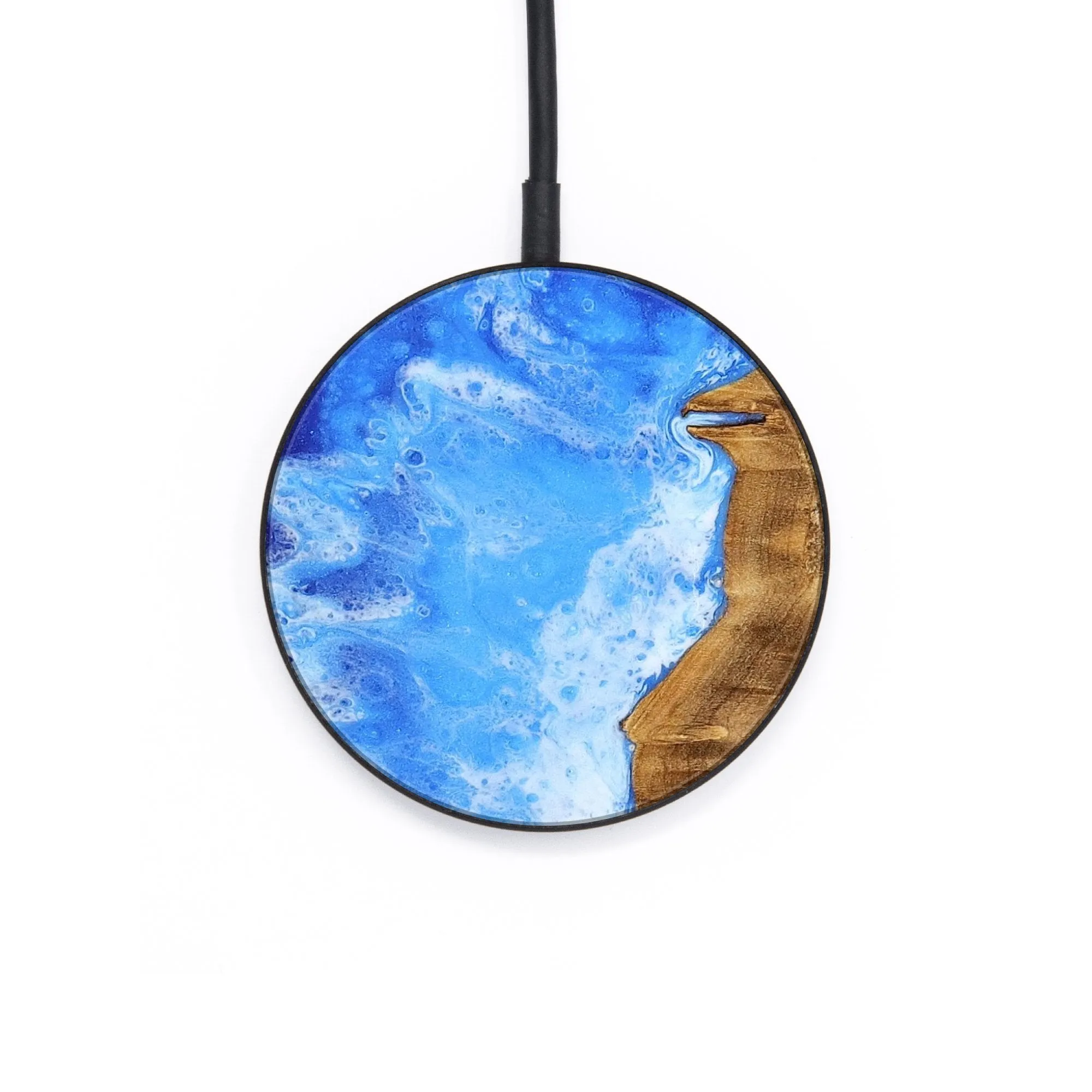 Circle Wood Wireless Charger - Billy (Coastal, 738173)