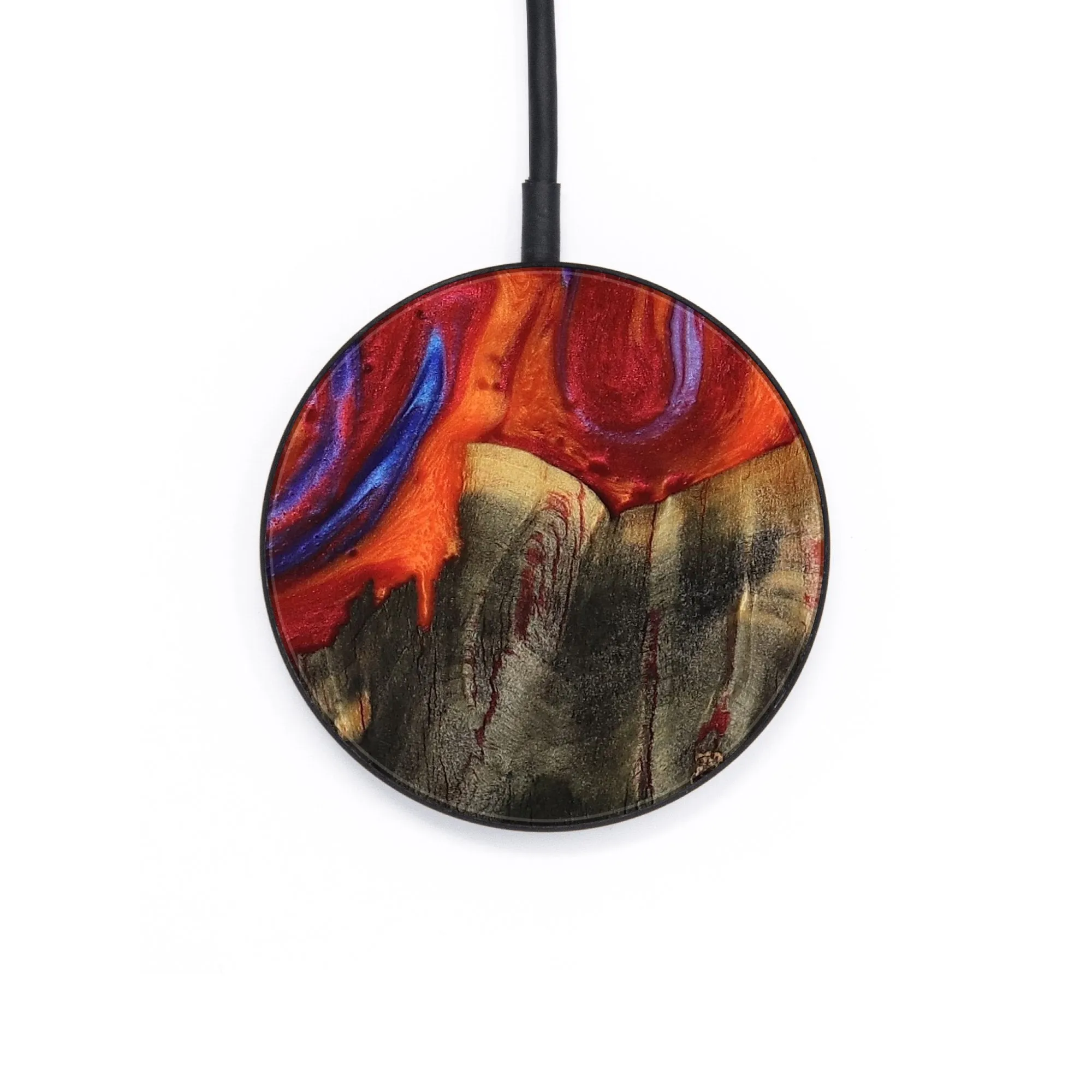 Circle Wood Wireless Charger - Brahman (Fire & Ice, 734166)