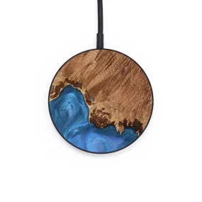 Circle Wood Wireless Charger - Rose (Blue, 735420)