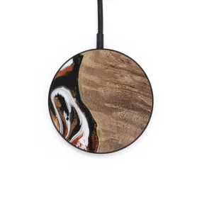 Circle Wood Wireless Charger - Ursula (Black & White, 729986)