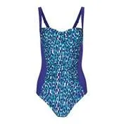 Cobalt Leopard Ruche Swimsuit