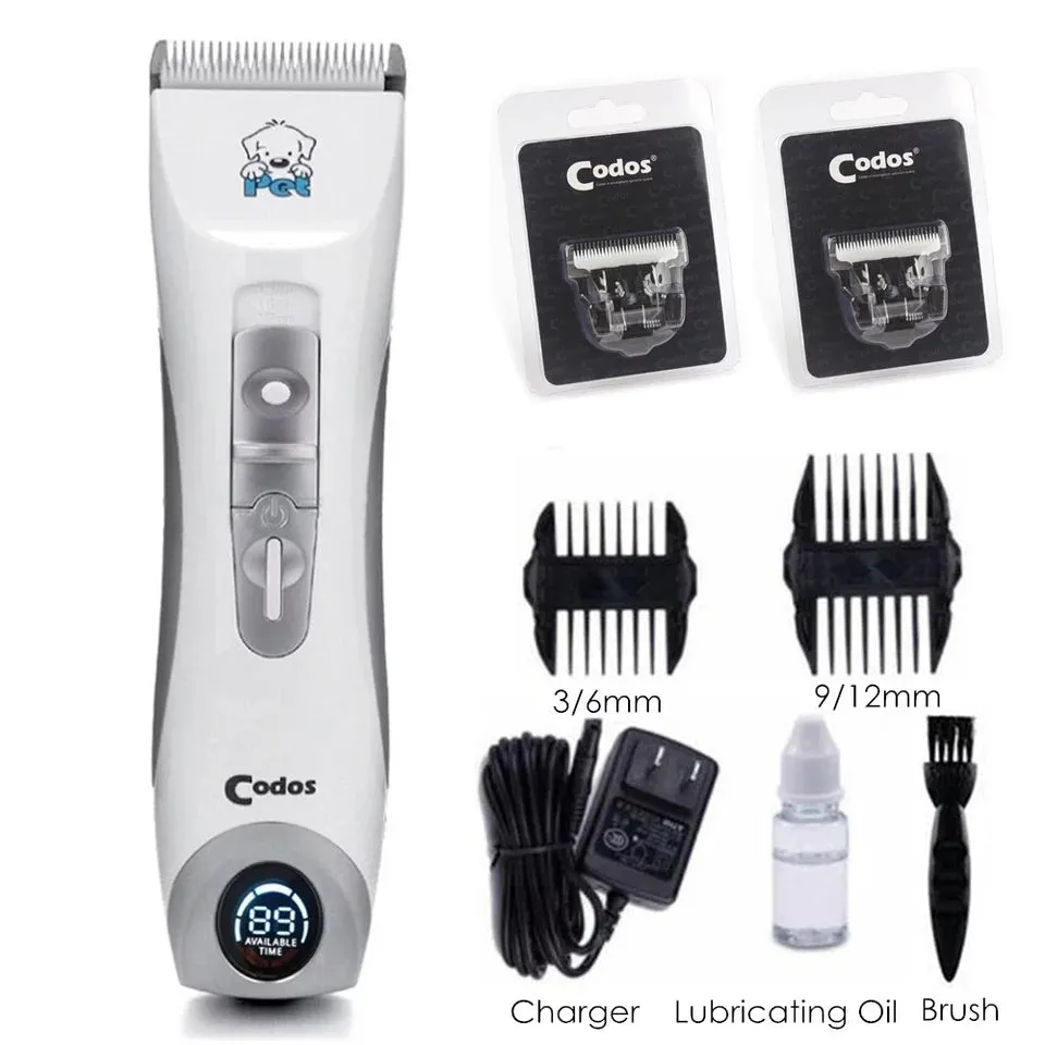 Codos CP-9600 Professional Cordless Pet Hair Clipper