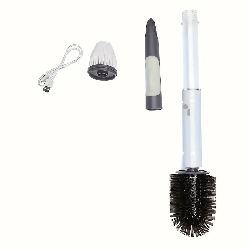 Cordless Electric Spin Scrubber with 2/5/6 Replaceable Brush Heads for Bathroom, Kitchen, and More