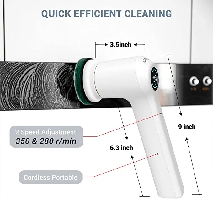 Cordless Electric Spin Scrubber