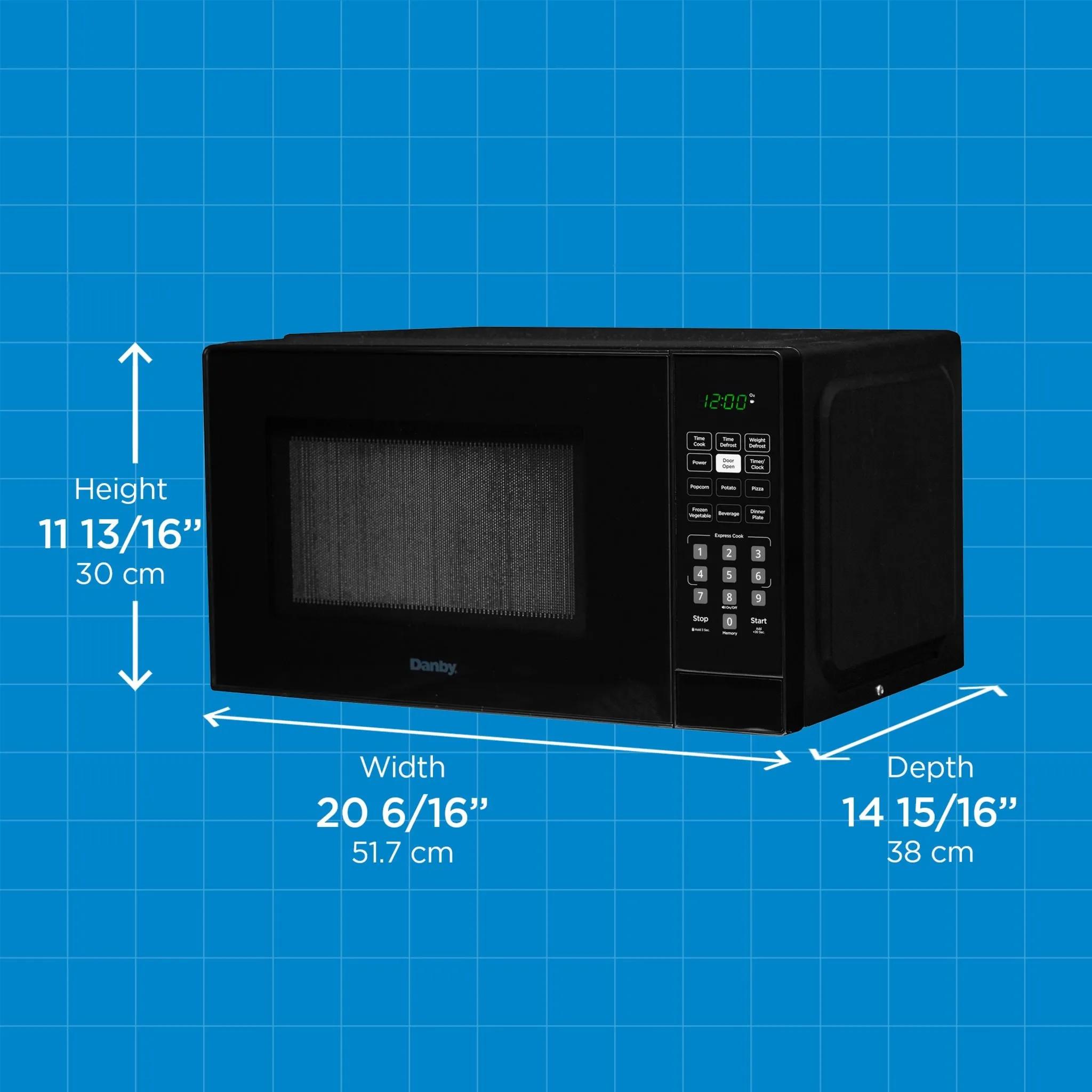 Danby Microwave (DBMW1121BBB) - Black