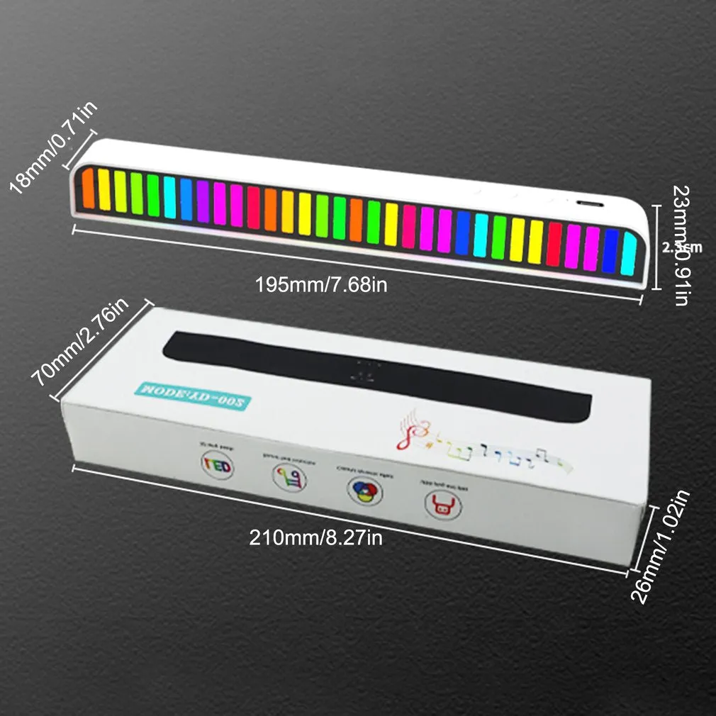 Dazzle Light 32 RGB Voice Controlled Music Atmosphere Lamp Rhythm Lamp