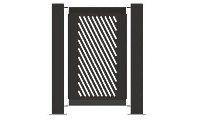 Decorative Event Fence Panel - Slant Pattern