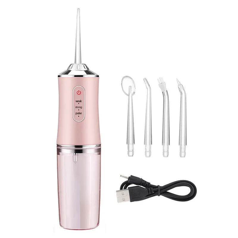 Dental Oral Irrigator Portable Deep Tooth Cleaning Water Jet Flosser