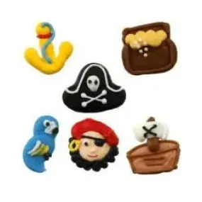 Edible Pirate Dec Ons - 6 Pack