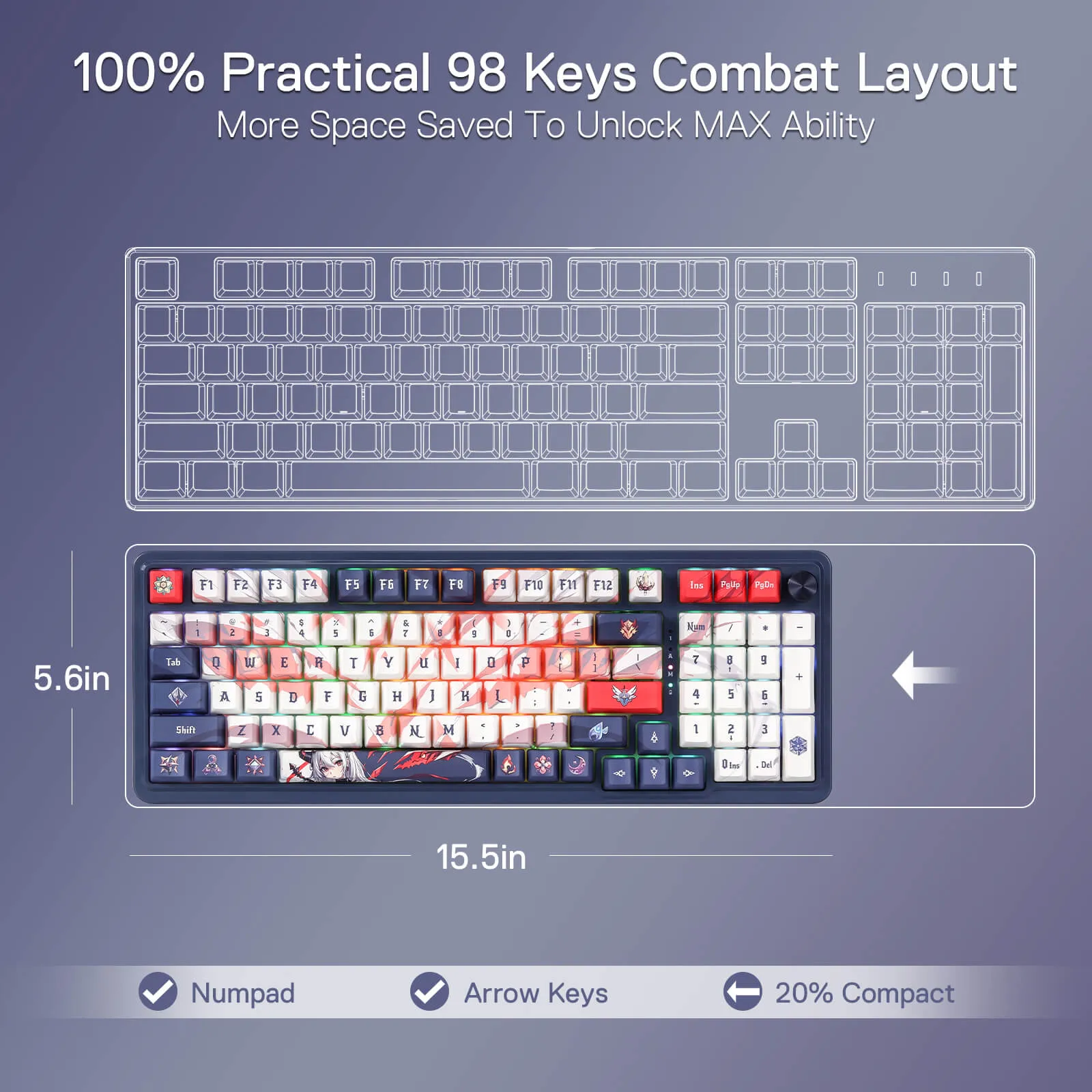 EISA K686 PRO SE Anime Keyboard