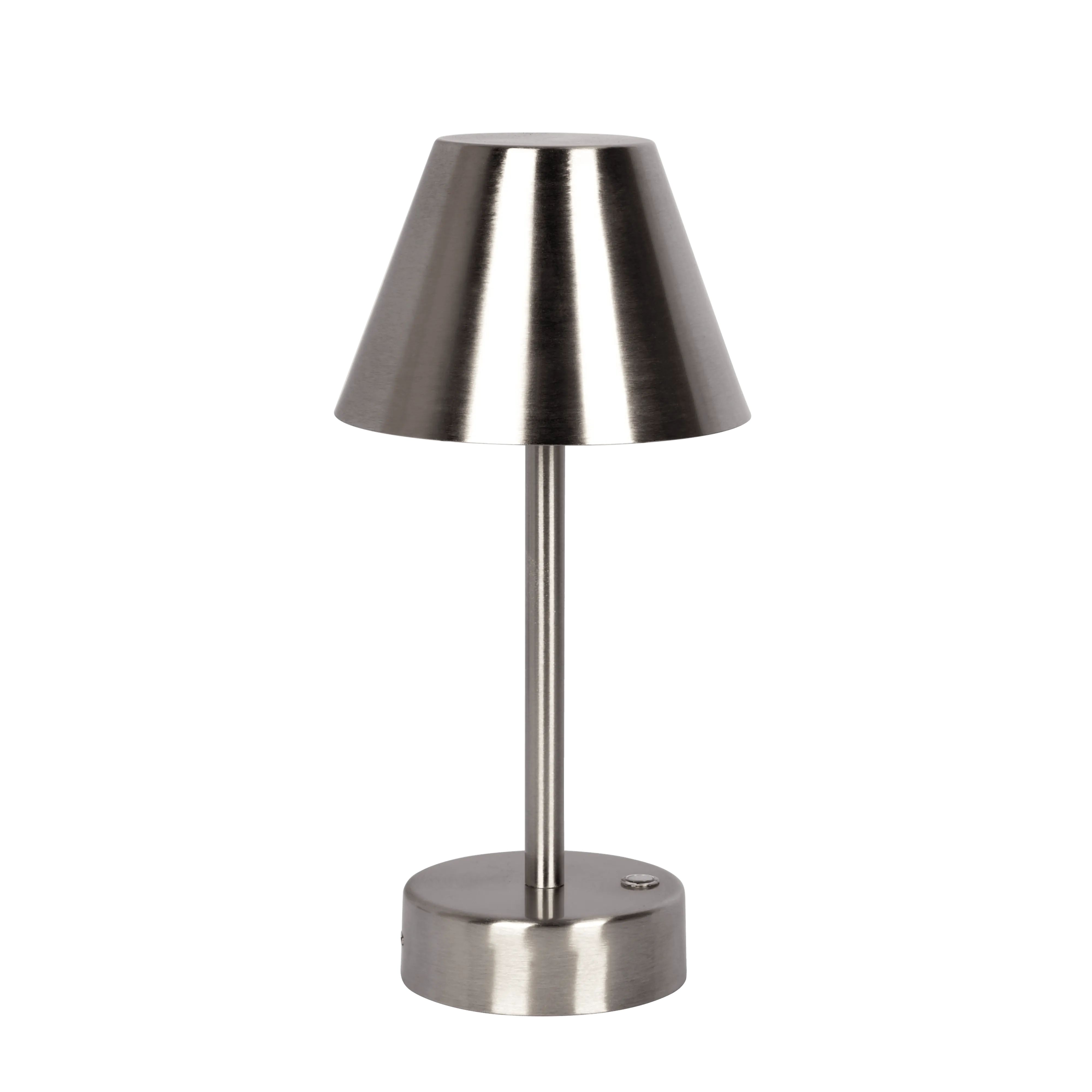 Elegance Rechargeable LED Table Lamp Brushed Nickel LED Touch Switch