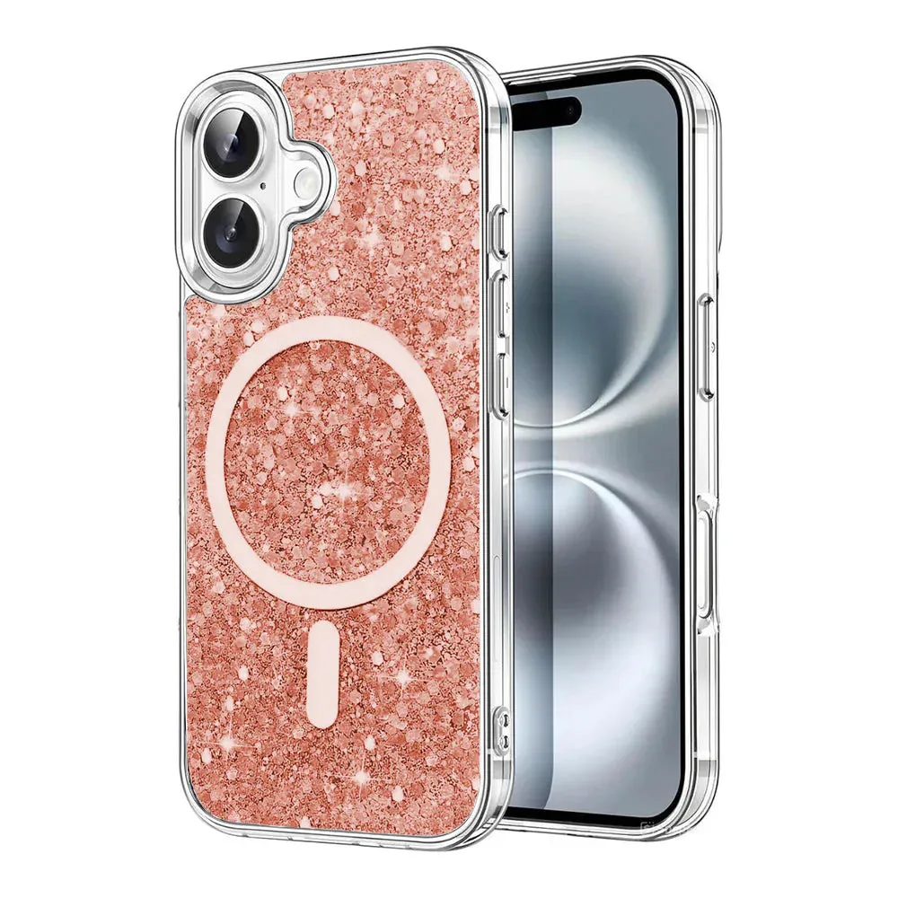 Entronix Apple iPhone 16 Plus [Magnetic-Compatible] Case - Glitter Sparkle,