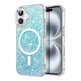 Entronix Apple iPhone 16 Plus [Magnetic-Compatible] Case - Glitter Sparkle,