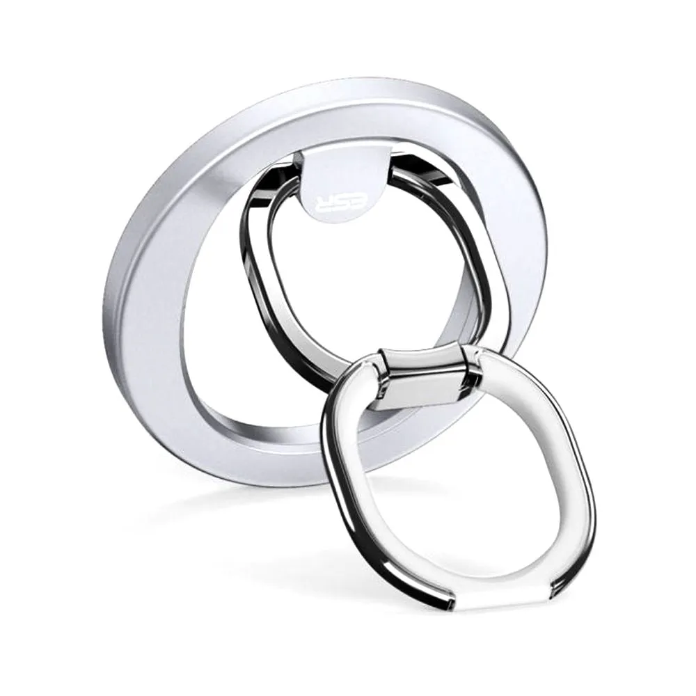 ESR HaloLock, MagSafe Compatible Universal Magnetic Ring Stand - Silver