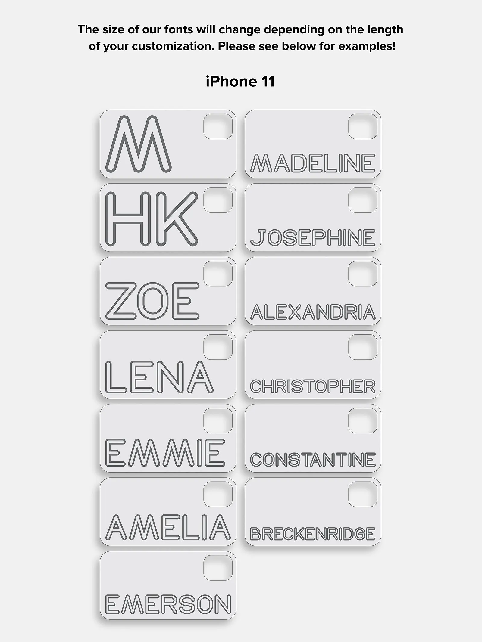 Fine Line Custom iPhone Case - Lavender/White