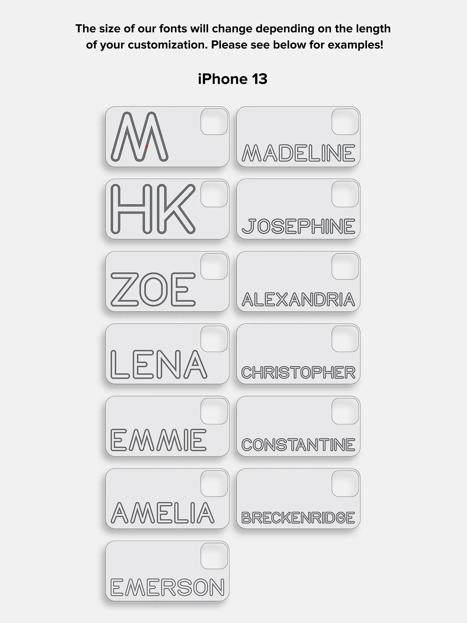 Fine Line Custom iPhone Case - Lavender/White