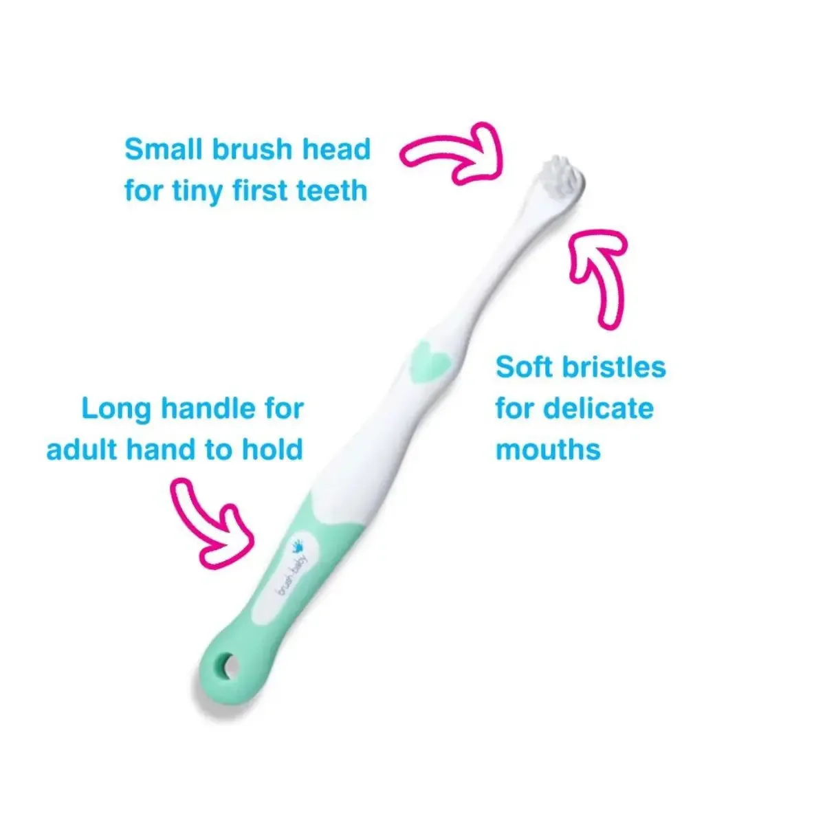 FirstBrush™ Baby Toothbrush Double Pack - Blue