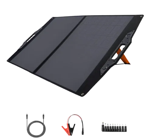 FlexSolar C100 100 Watt 19.8 Volt Foldable Portable Charging Station New