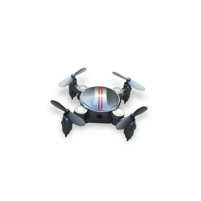 Foldable RC Pocket Quadcopter 2.4G 4CH 6-axis Gyro Headless Mode Drone Dron 3D Unlimited Flip RTF LED light Flying Helicopter