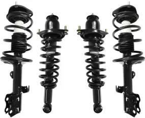 Front & Rear Complete Struts For Toyota Matrix 2.4L Front Wheel Drive 2009-2013