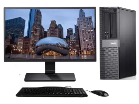 GAMERS PARADISE-Dell OptiPlex 3010 Core I5 3250,8Gb Ram, 500Gb 22" Monitor~Win10 Pro, Webcam-WiFi