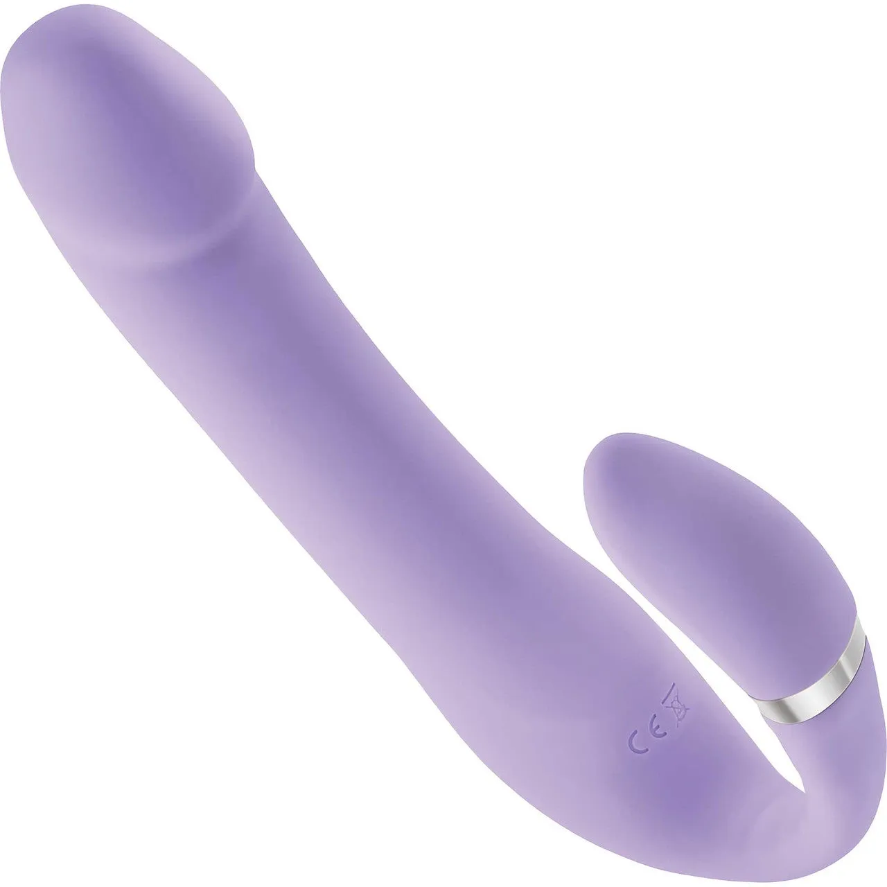 Gender X Orgasmic Orchid Rechargeable Silicone Vibrator With Flexible Clitoral Stimulator - Purple