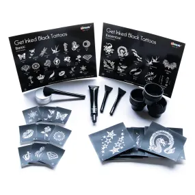 Get Inked Matte-Black Tattoos Starter Kit