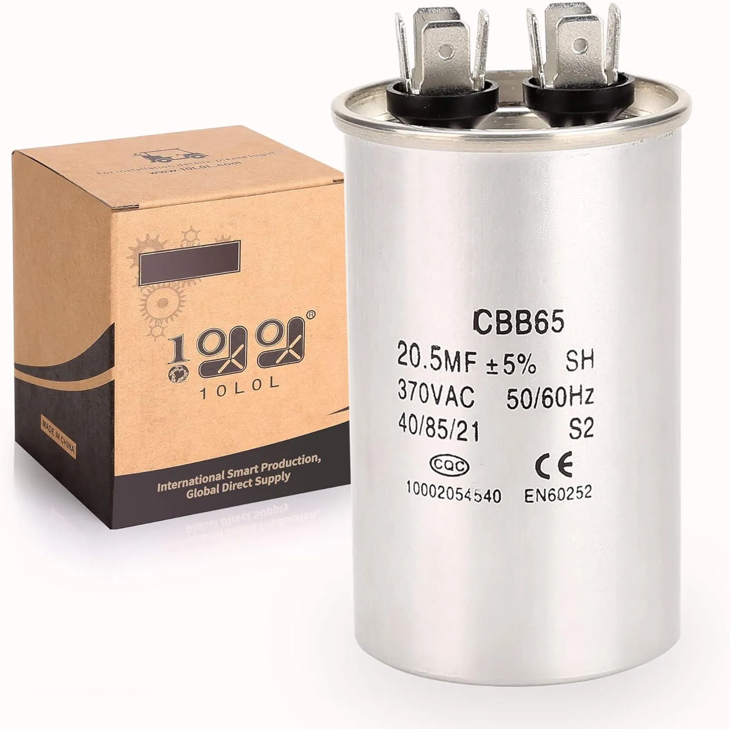 Golf Cart Capacitor 20.5MFD (20MFD) 370VAC for EZGO Club Car Columbia 36V - 10L0L